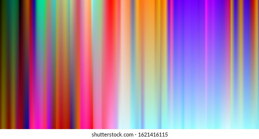 Pastel Soft. Vibrant Neon Banner. Futuristic Multicolor, Rainbow Poster. Holographic Vector. Glossy Cover. Web Applications. Mobile illustration, Network Template Design. Pattern 80s Product.
