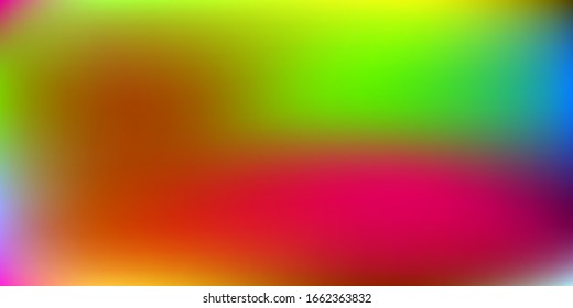 Pastellweich. Warmes, leichtes Produkt. Einfache Mehrfarben, Regenbogen-Konzept. Holografische Vektorillustration. Glossy Cover. Webanwendungen. Mobile Illustration, Network Template Design. Muster 80er-Produkt.

