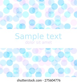Pastel spring abstract background with copyspace for your text. Vector Illustration EPS10.