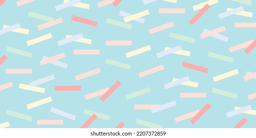 Patrón de rociado de pato. Diseño de impresión. Diseño gráfico. Patrón vectorial. Color pastel. Colorido. Patrón de rociado con fondo azul.