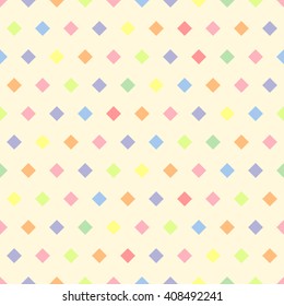pastel square pattern / cute pattern.