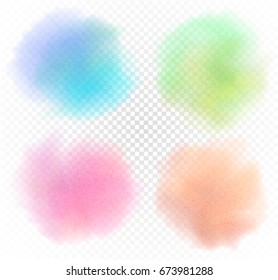 Pastel stain, Watercolor background, water color splash imitation, watercolour texture, isolated on white. Hand drawn Vector illustration.