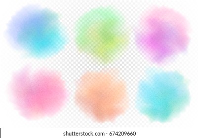 Pastel stain, Watercolor background, water color splash imitation, watercolour texture, isolated on white. Hand drawn Vector illustration.