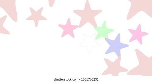 pastel star bust abstract background, EPS10 Vector background.
