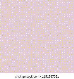 pastel stars seamless vector pattern in pink yellow and white colors