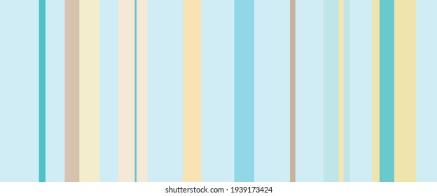 Pastel striped background, 70s retro style. Modern fabric design, cover or headband in soft light shades.