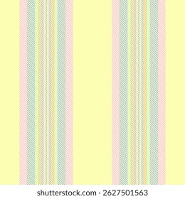 Pastel stripes on a pale yellow background create a cheerful, minimalist pattern. Ideal for textile design, wallpaper, branding, or website backgrounds.