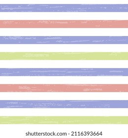 Pastel stripes on a white background, textured. Vector illustration for hoop, surface, fabric