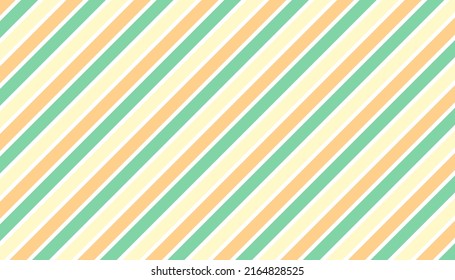 Fondo del patrón de rayas pasteles. Un concepto verde brillante. Ilustrador vectorial.