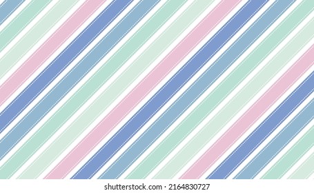 Pastel stripes pattern background. Clipart borders rainbow colors stitched rectangle. Bright green concept. Vector Illustrator.