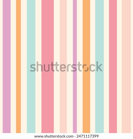 Pastel Stripes Pattern Retro Stripes Seamless Pattern Stripes Background
