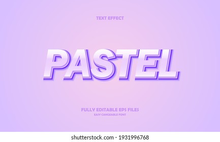 Pastel Style Editable Text Effect