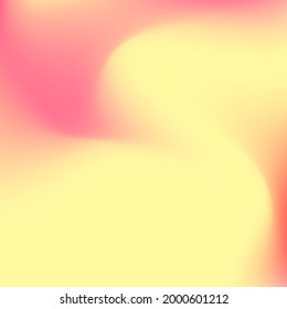 Pastel Sunset Pink Vibrant Liquid Gradient Backdrop. Warm Yellow Trendy Bright Peach Swirl Gradient Mesh. Color Orange Curve Flow Blurred Texture. Neon Watercolor Sunrise Fluid Red Background.