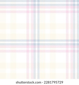 Pastel Tartan Pattern Design Textile the Resulting Blocks of Colour Repeat Vertically and Horizontally in a Distinctive Pattern of Squares and Lines Known as a Sett. Tartan Is Plaid