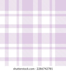 Pastel Tartan Plaid Pattern Fabric Design Background Is Made With Alternating Bands of Coloured Pre Dyed Threads Woven as Both Warp and Weft at Right Angles to Each Other.
