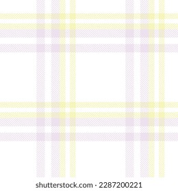 Pastel Tartan Plaid Pattern Fabric Design Background Is Woven in a Simple Twill, Two Over Two Under the Warp, Advancing One Thread at Each Pass.