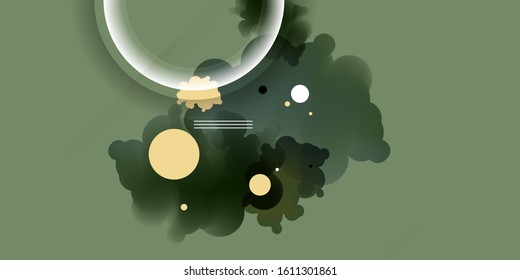 Pastel tender Multi-colored clouds trendy background art holiday vector Illustration