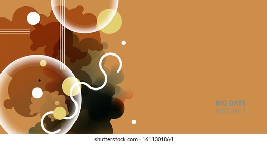 Pastel tender Multi-colored clouds trendy background art holiday vector Illustration