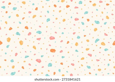 Pastel Terrazzo Confetti Padrão sem emenda
