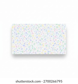 Pastel terrazzo fundo padrão com texturas de pedra macias coloridas em uma superfície branca, perfeito para projetos de design modernos e mínimos.