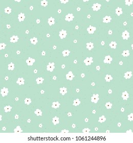 Pastel textured seamless pattern with hand-drawn elements. Childish vector illustration
