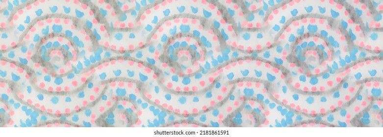 Pastel Tie Dye. Blue red Tye Dye. Dyed Circle Print. Circle Pastel Batik. Spot Dot Brush Pattern. Multi Dot Background. Seamless Circle Texture. Round Dot Pattern. Pastel Dyed Pattern. Dot Spot Vector