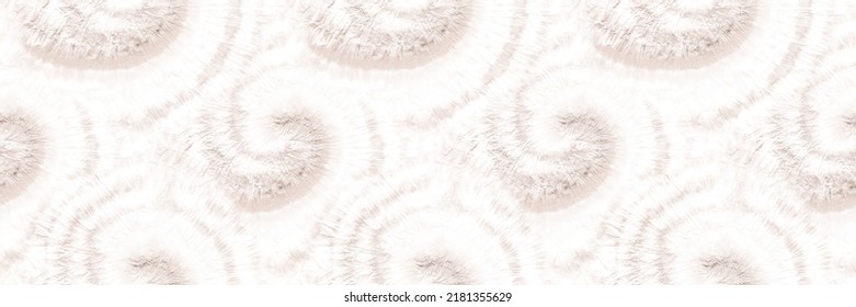 Pastel Tie Dye. Cream Circle Paint. Beige Tie Dye Watercolor. Fabric Tye Die. Spiral Tye Dye. Soft Tie Dye. Brush Mockup Texture. Beige Cosmetic Swirl. Vector Dyed Background. Seamless Subtle Batik