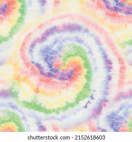 Pastel Tie Dye Vector. Rainbow Tye Dye. Rainbow Tiedye  Swirl. Multi Color Tie Dye Pattern. Seamless Pride Pattern. Tye Die Rainbow Texture. Pastel Tie Dye Paint. Fabric Tie Die. Spiral Batik Pattern