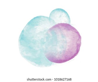 pastel tone color abstract vector background, look like watercolor drop style