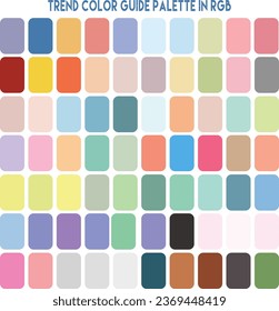tendencia pastel, ejemplo de paleta de colores. Pronóstico de la futura tendencia de color. Color neutro. Vector de paleta de colores de moda, para diseñadores de moda, negocios, prendas de vestir