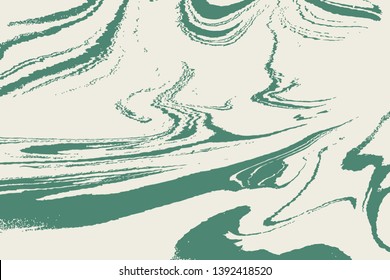 Pastel trendy colors. Swirls of marble and ripples of agate. Ancient oriental drawing technique. Trendy Ebru art. Luxury design. Vector.