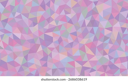 Fondo de triángulo pastel para Sitio web, Anuncio o diseño de póster con color suave