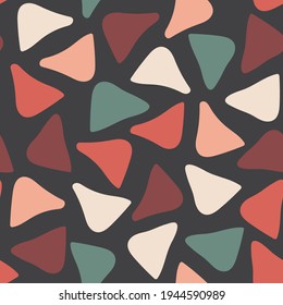 Pastel Triangle Modern Seamless Pattern. Suitable for textile print, product pattern for bag, pillow, pencil case etc, background, interior design and other suitable use.