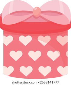 Pastel Valentine's Day Stationery Trinkets Valentine Decoration Graphic Elements and Vector Illustration