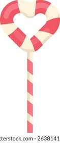 Pastel Valentine's Day Stationery Trinkets Valentine Decoration Graphic Elements and Vector Illustration