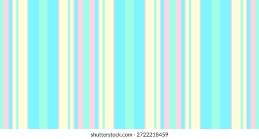 Pastel vertical stripes create a cheerful, seamless pattern.  Perfect for backgrounds, websites, textiles, and branding, this image evokes feelings of joy and tranquility.