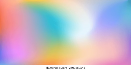 Pastel Vibrant Gradient Background. Vector for banners, posters, and graphic design