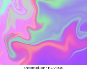 Pastel, vivid, abstract and colorful psychedelic background vector illustration. Colors of the year.