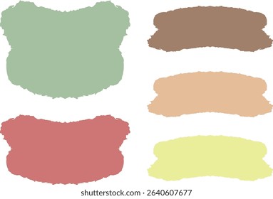 pastel warm colors creative brush strokes background