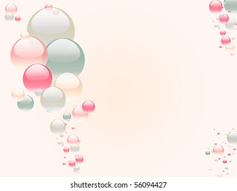 Pastel water bubble background
