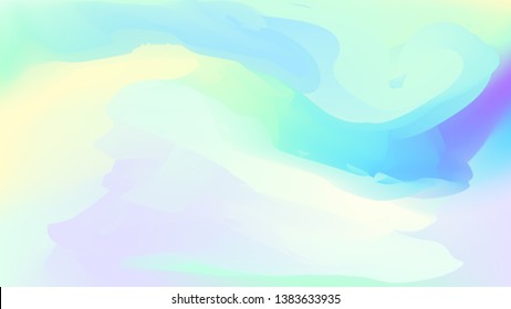 Pastel watercolor backdrop.  Fashion background. Watercolor brush strokes. Creative illustration. Artistic color palette. Vector illustration