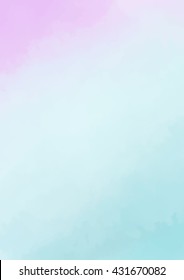 pastel watercolor background, soft blurred vector image