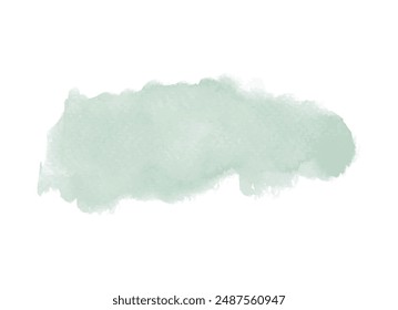 Pastel watercolor blot background. Brush stroke abstract shape. Paint stain wallpaper.