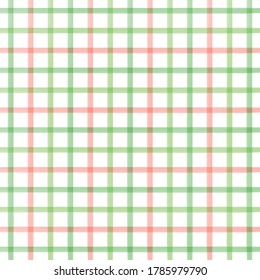 Pastel Watercolor Checkered Pattern. Watercolor pattern pastel with stripes.