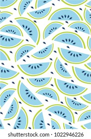 Pastel watermelon pattern print design