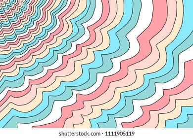 Pastel waves background