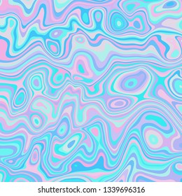 Pastel waves background for your creative design. Art abstract background in trendy colors. Vector illustration.