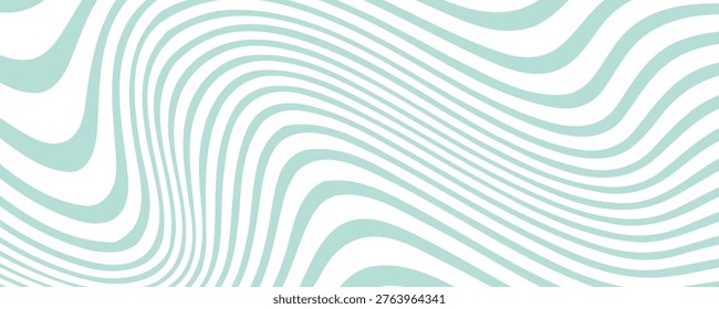 Pastel wavy lines. hand drawn water sea vector background. 