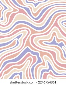 pastel wavy marble art pattern illustration background. pink and purple trippy waves vector backdrop