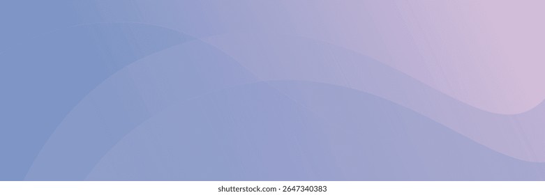 Pastel winter gradient background. Minimalist winter landscape. Sky. Puffy clouds. Soft pastel colors. Vector background. Light blue, purple and white.